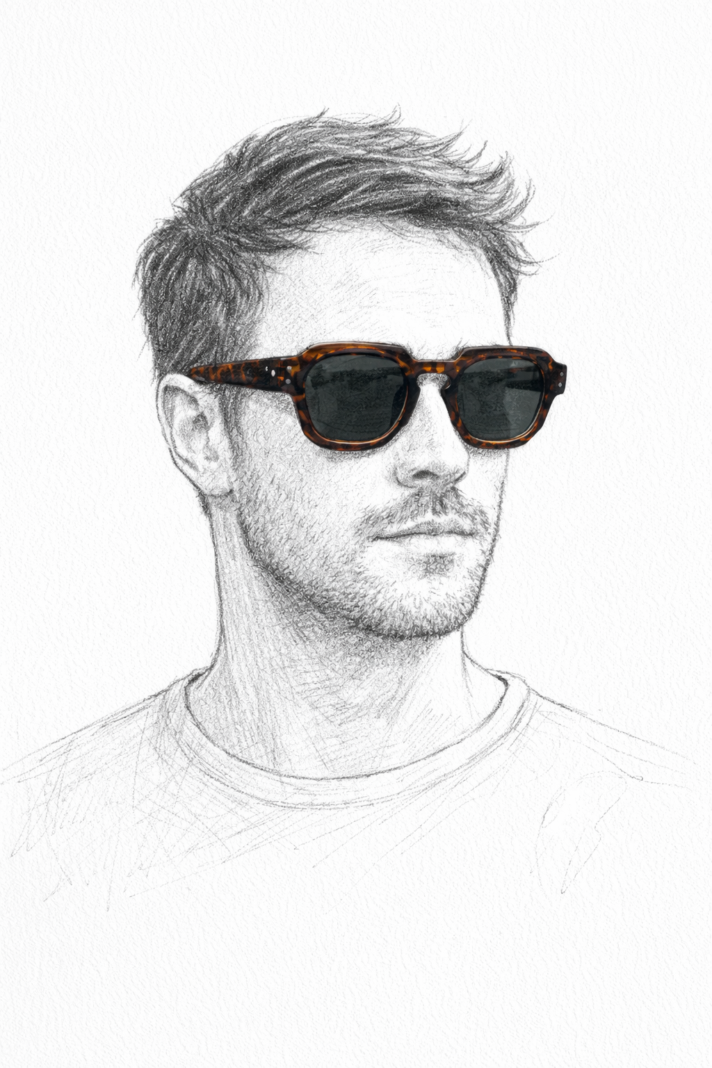 Lunettes Soleil Rétro Écaille Tortue Verres Verts | Vintage Arrondi