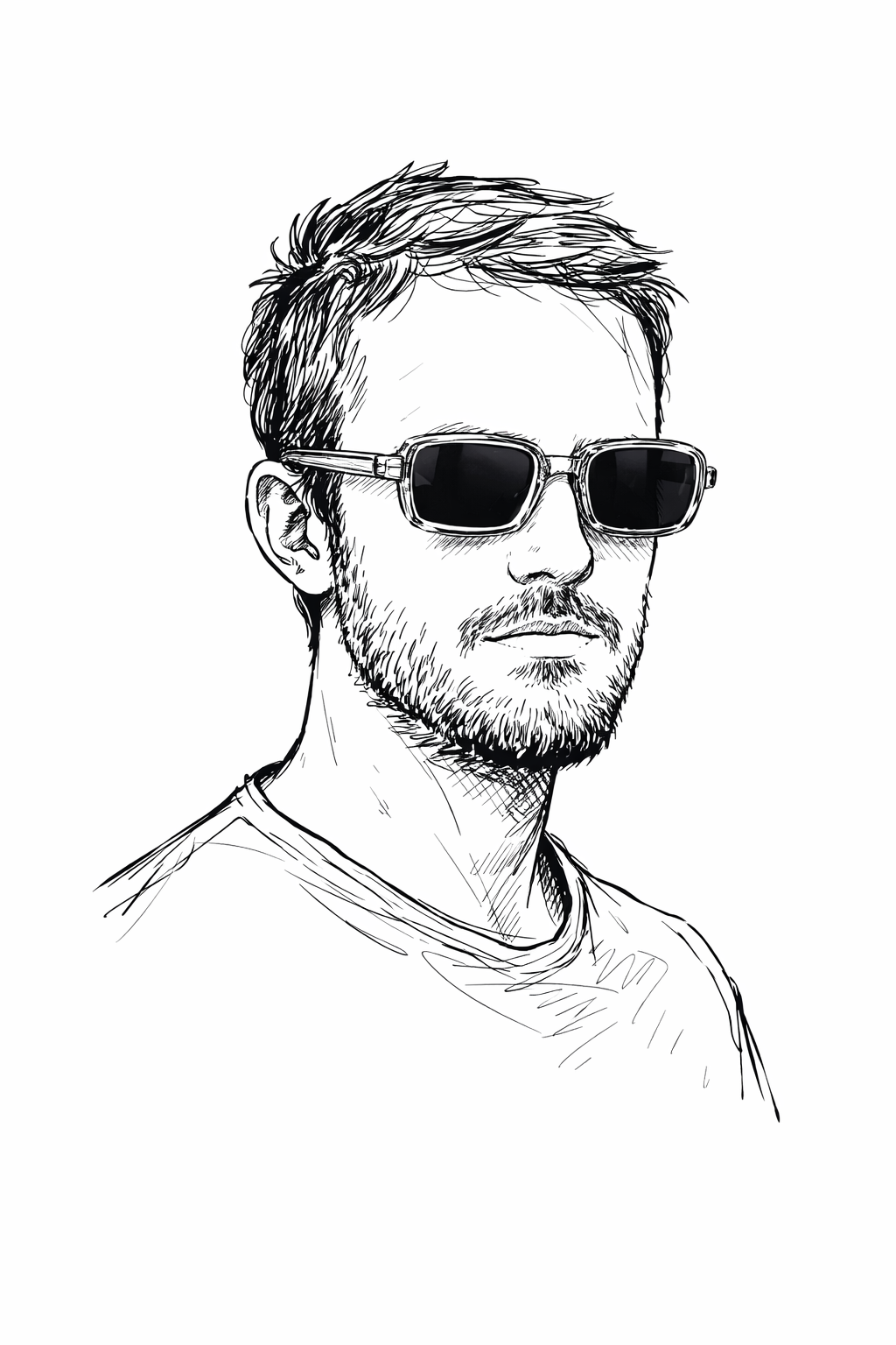 Lunettes Rectangulaires Transparentes – Gris Clair