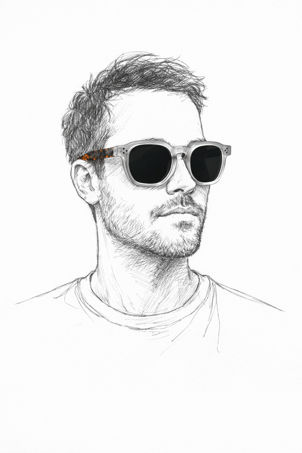 Lunettes Soleil Rétro Carrées Transparent Verres Noirs | Vintage