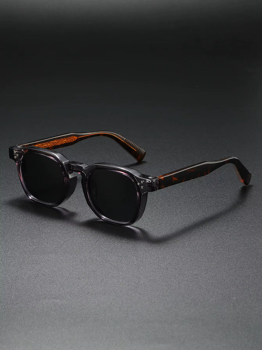 Oska – Lunettes de soleil noires et écaille