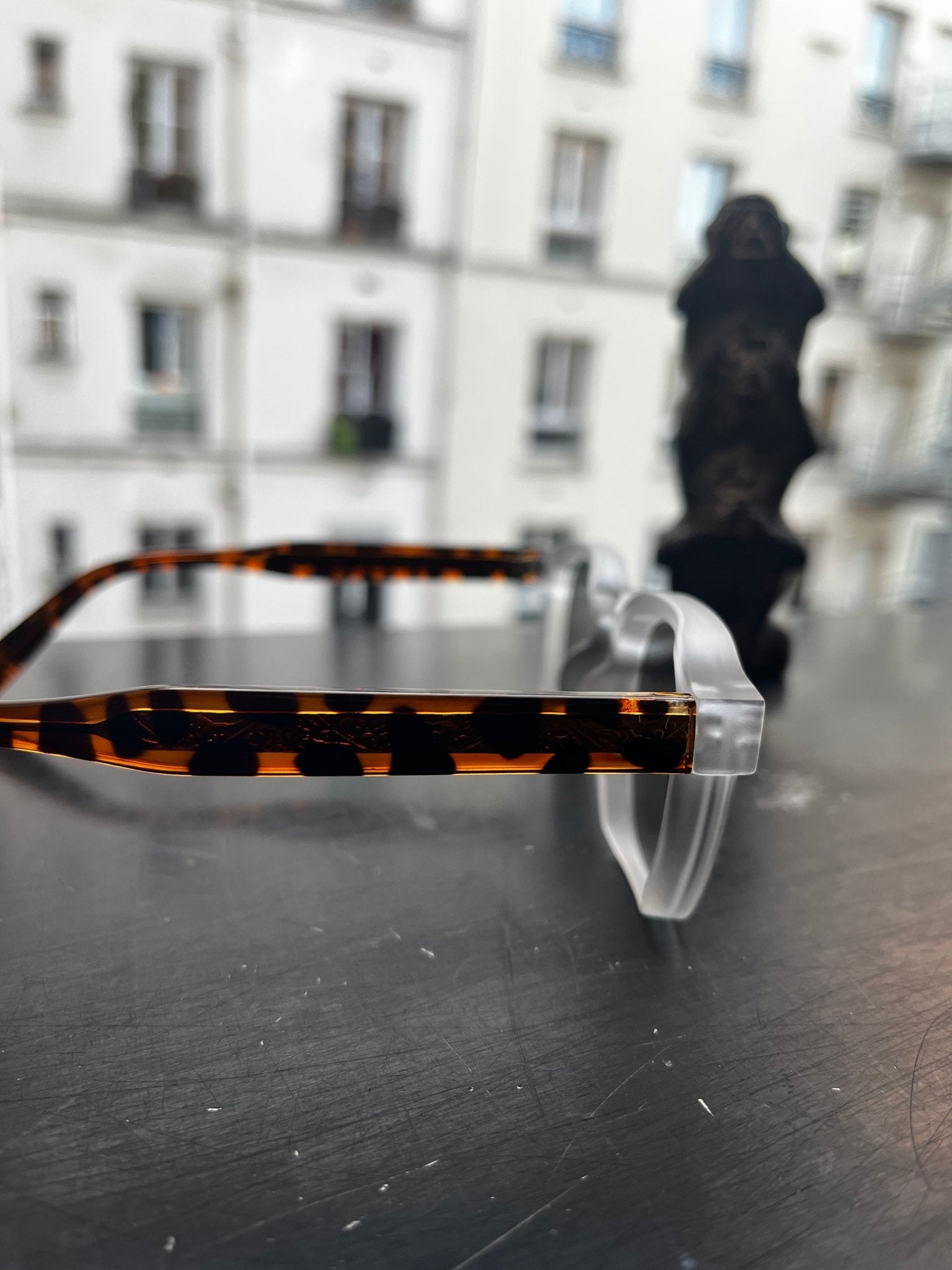 Lunettes Soleil Rétro Carrées Transparent Verres Noirs | Vintage - Myllem