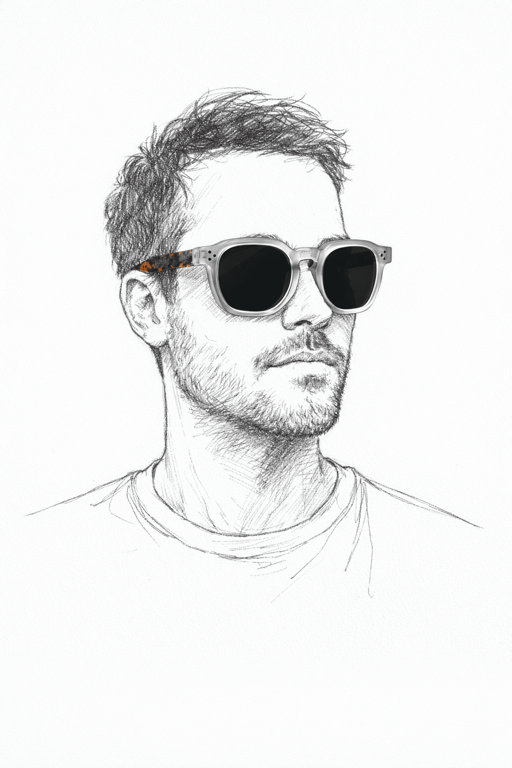 Lunettes Soleil Rétro Carrées Transparent Verres Noirs | Vintage - Myllem